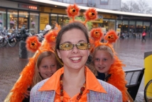 Oranje fotograaf