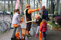 Oranje fotograaf
