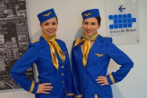 Stewardess en Piloot