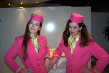 Stewardess en Piloot