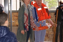 Zwemmende Matroos