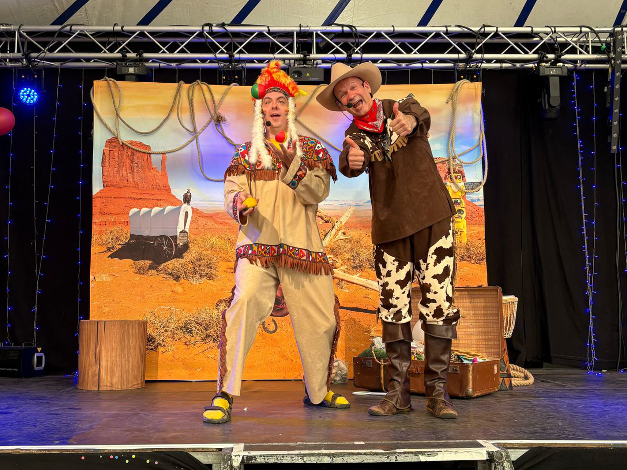 Cowboy en Indiaan kindertheater Heerjansdam